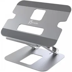 j5Create Multi-Angle Laptop Stand, Notebook Ständer, Grau, Silber, Schwarz