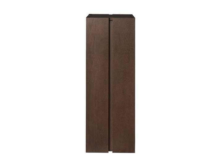 Ferm Living Piédestal Parcel Dark stained, 30x30x90 cm