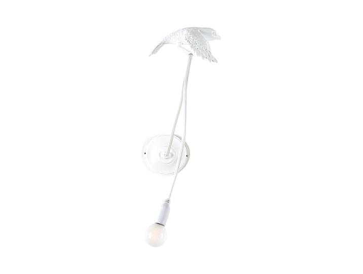 LED Design Wandlampe „Bird Taking off“ Weiss Seletti