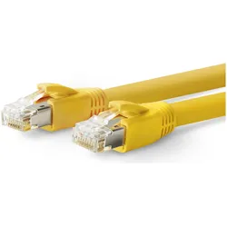 Vivolink PROCAT40 Netzwerkkabel 40 m Cat6a F/FTP (FFTP) Gelb (F/FTP, CAT6a, 40 m), Netzwerkkabel