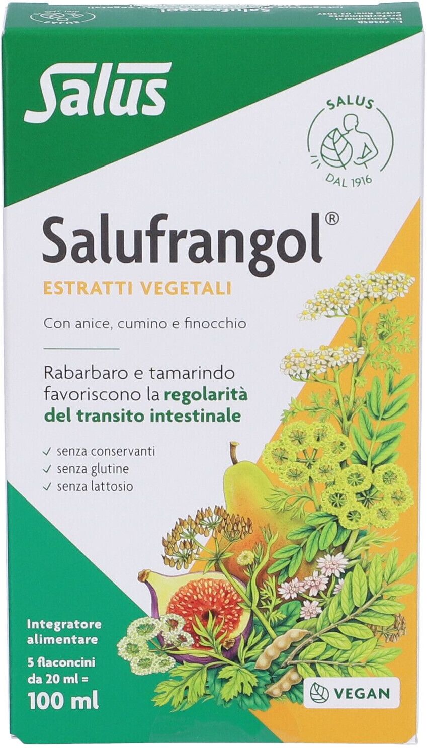 SALUS HAUS Gmbh & Co KG SALUS Salufrangol, Integratore Alimentare, 100 ml, Regolarità Intestinale e Digestione