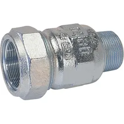 Temperguss-Klemmverbinder mit AG Gas PN 5, Wasser PN 16, Typ A 1" (33,7)
