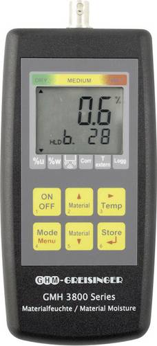 Greisinger GMH3851 Materialfeuchtemessgerät Messbereich Baufeuchtigkeit (Bereich) 0 bis 0.5% vol Messbereich Holzfeuchtigkeit