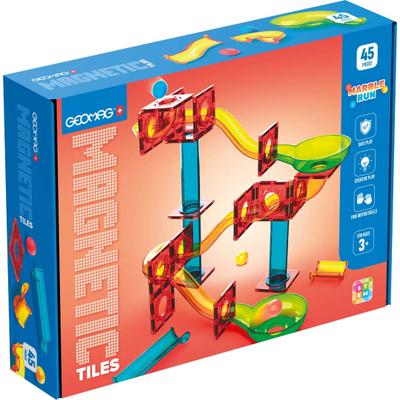 Magnetspielbausteine GEOMAG™ "Magnetic Tiles Marble Run (4232)", bunt, Spielbausteine, Kinder, Kunststoff