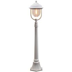 Konstsmide 7225-250 Parma Außenstandleuchte Energiesparlampe E27 75 W Weiß