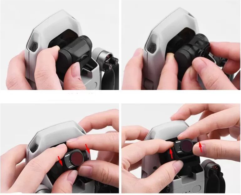 INF Filtre d'objectif CPL ND8/16/32PL pour Drone DJI Mavic Mini/Mini 2/Mini SE/Mini 2 SE