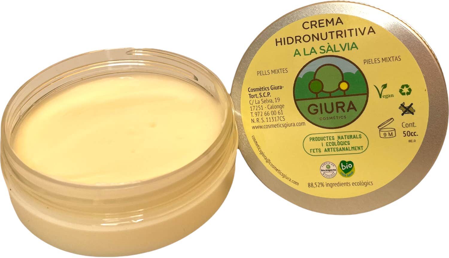 GIURA Crema Facial Salvia Hidronutritiva 50 ml