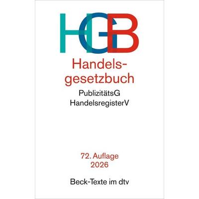 Handelsgesetzbuch, Taschenbuch von , dtv, 978-3-423-53360-7