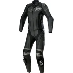 Alpinestars GP Plus, Lederkombi 2tlg. Damen - Schwarz/Grau - 48