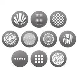 Westcott Optical Spot Gobo Pack 1: Muster (10er Pack) von Lindsay Adler