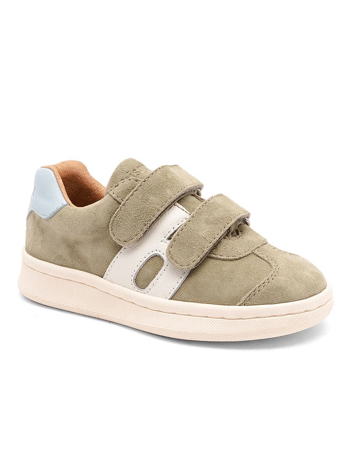 bisgaard Leder-Sneakers "Bay V" in Grün - 32