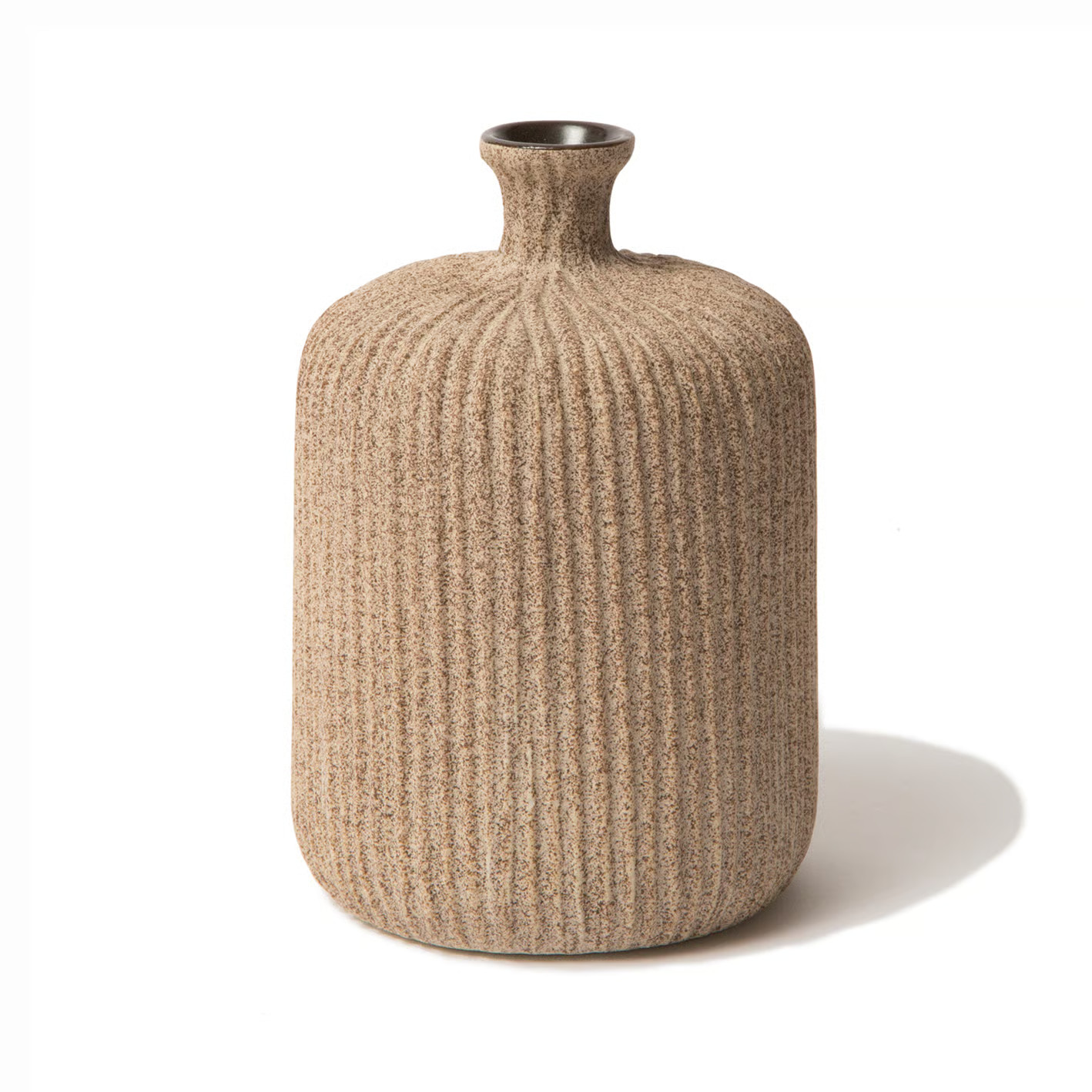 Lindform Bottle vaas Sand medium stripe