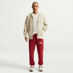 Nike M NK CLUB BB FZ HOODIE ORANGE - XXL