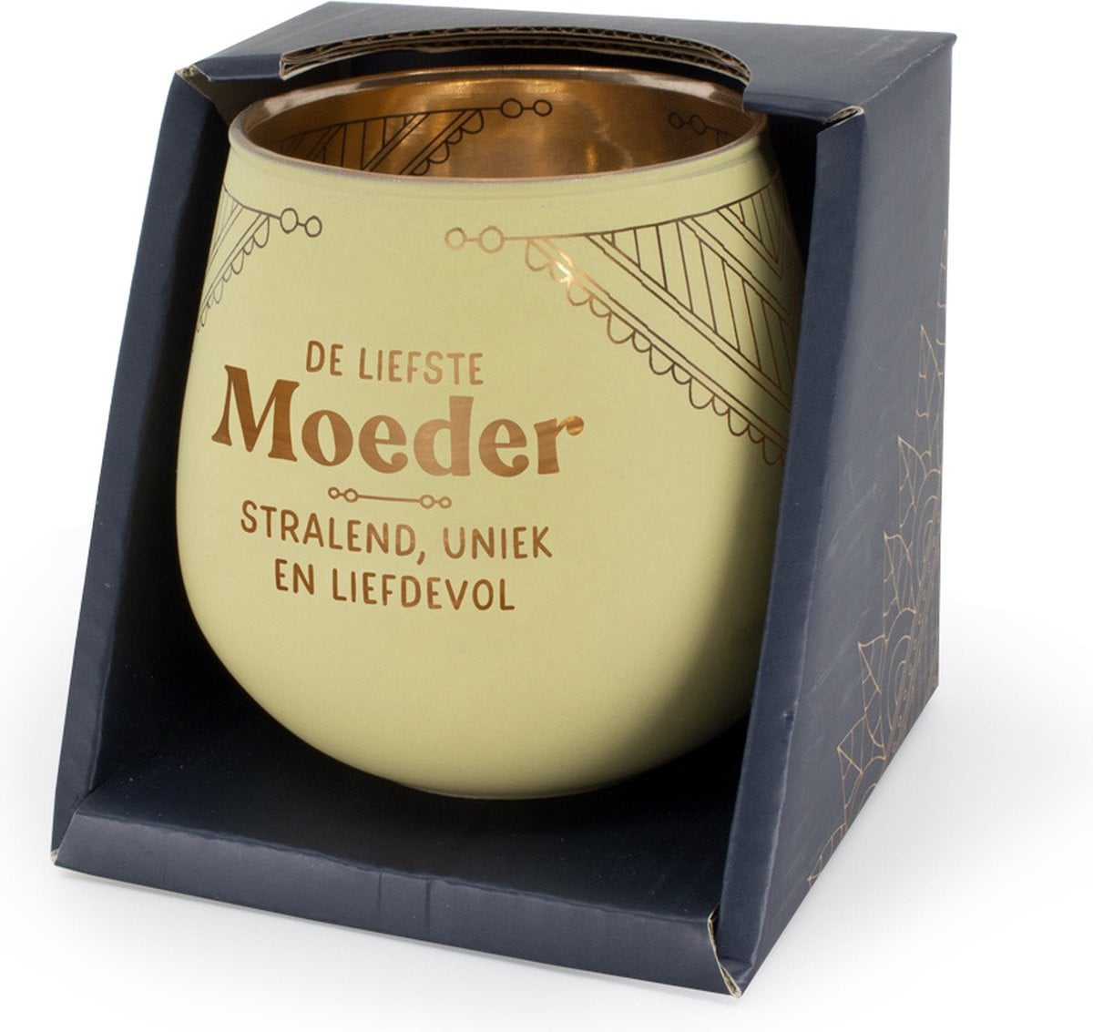 Miko Sfeerlichthouder De liefste moeder jij bent stralend uniek en liefdevol - Glas