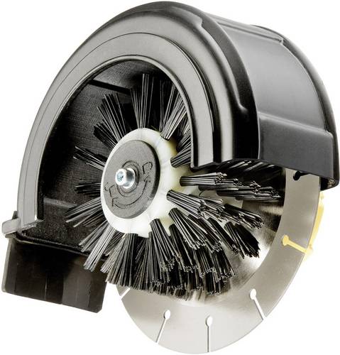 Gloria Haus und Garten 728964.0000 Cut&Brush 2-in-1 edge trimmer Kantenschneider-Bürsten-Aufsatz Nylon, Federstahl