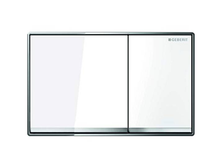 Geberit 115081SI1 afdekplaat OMEGA 60 115.081.SI.1 2-hoeveelheden spoeling glas wit