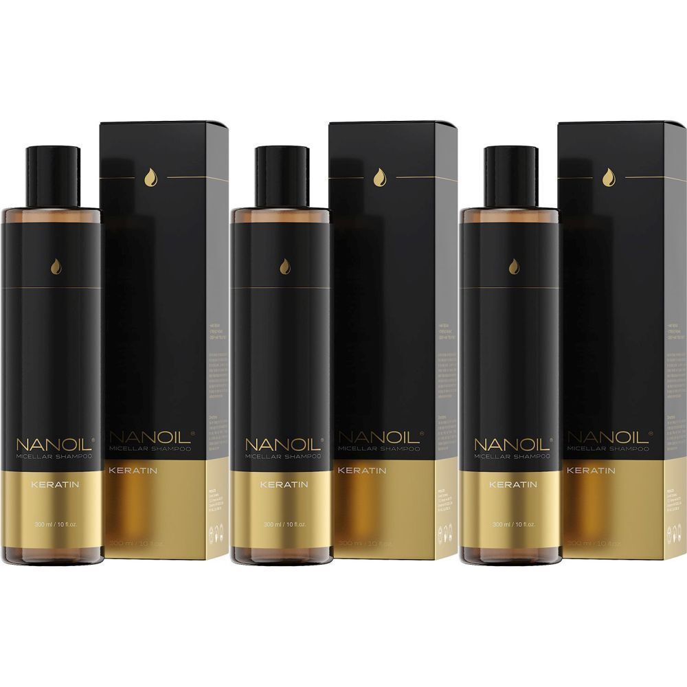Nanoil Keratin Micellar Shampoo x3 3x300 ml