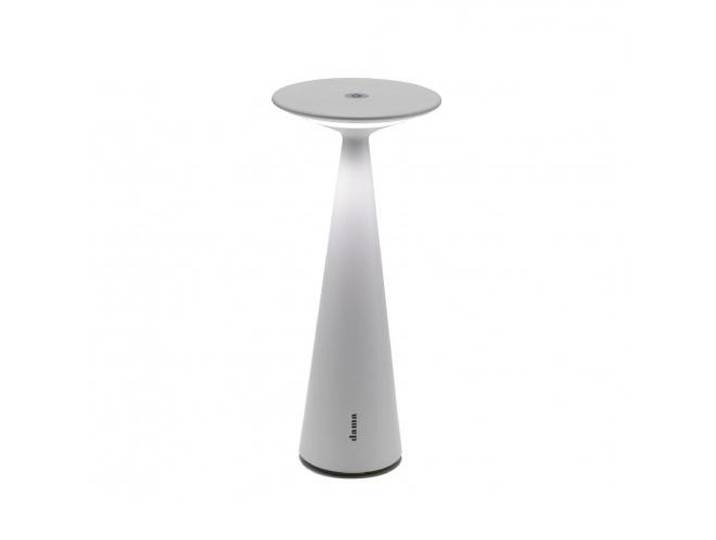 ZAFFERANO set de 3 lampes de table DAMA (Blanc - Aluminium peint et polycarbonate)