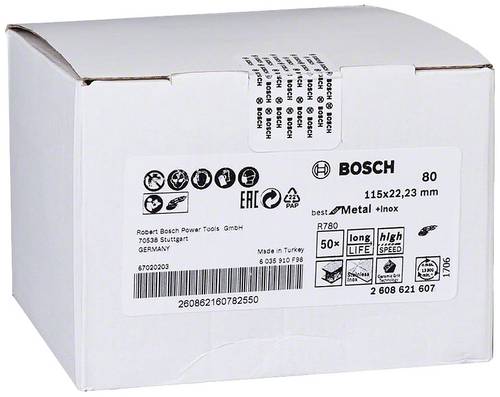 Bosch Accessories 2608621607 Fiberscheibe Durchmesser 115mm