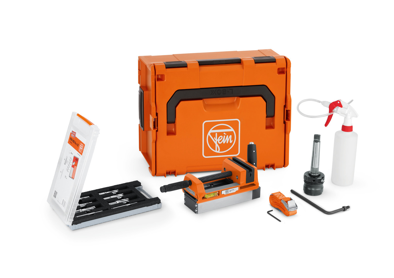 FEIN Magnetschraubstock inkl. Kernbohrset FEIN VersaMAG Kernbohrer Set MK3 90701007000