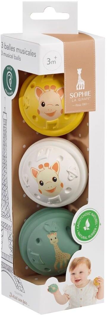 Lernspielzeug SOPHIE LA GIRAFE "Musikalische Bälle", Kinder, gelb, Lernspielzeug Lernspielzeug gelb Einheitsgröße