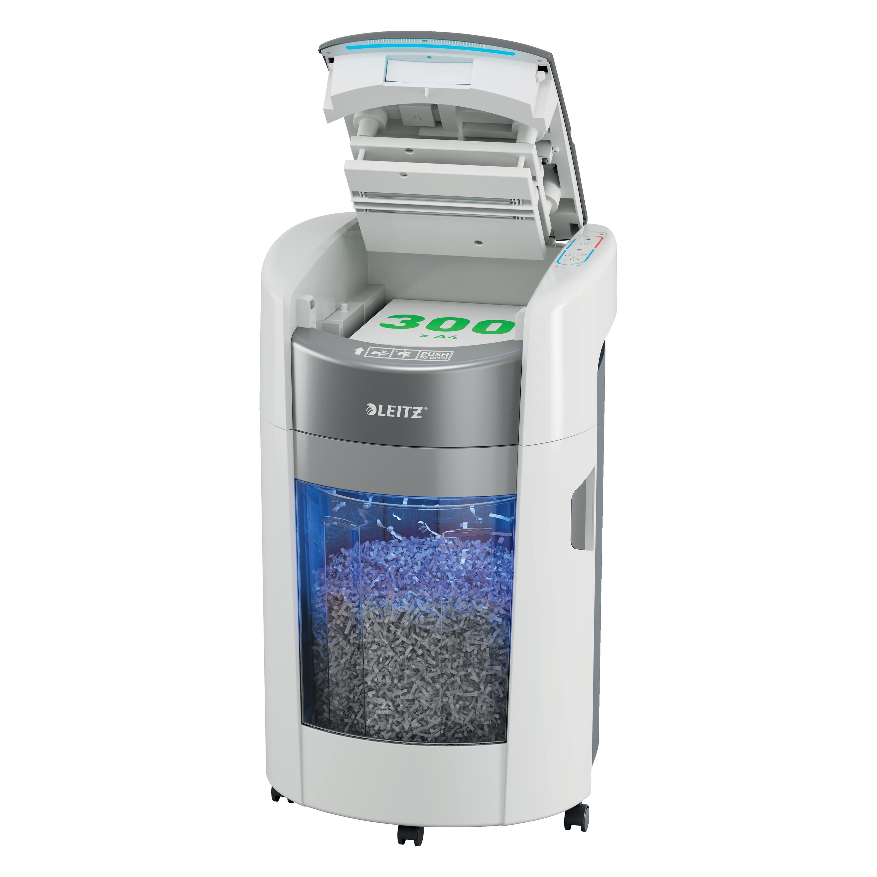 Leitz IQ OptiMax Autofeed Office 300 makulator krydsmakulering P4 (80420000)