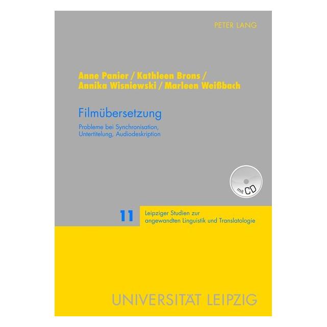 Peter Lang Filmübersetzung (Deutsch, Hardcover, Anne Panier, Annika Wisniewski, Kathleen Brons, Marleen Weissbach) (8072093)