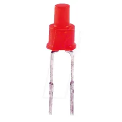 LED 2MM FT GE - Flat-LED, 2,0 mm, bedrahtet, gelb, 12 mcd, 70°