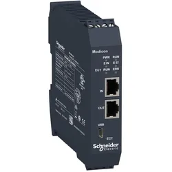 Schneider Electric XPSMCMCO0000EC Feldbusmodul EtherCAT, 2x RJ45, Modicon Sicherheitscontroller XPSMCM, Schraubklemmen