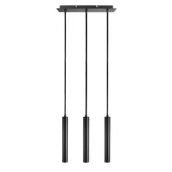 Deko-Light LED Pendelleuchte Slim 3x5W 3000K 1500lm Schwarz