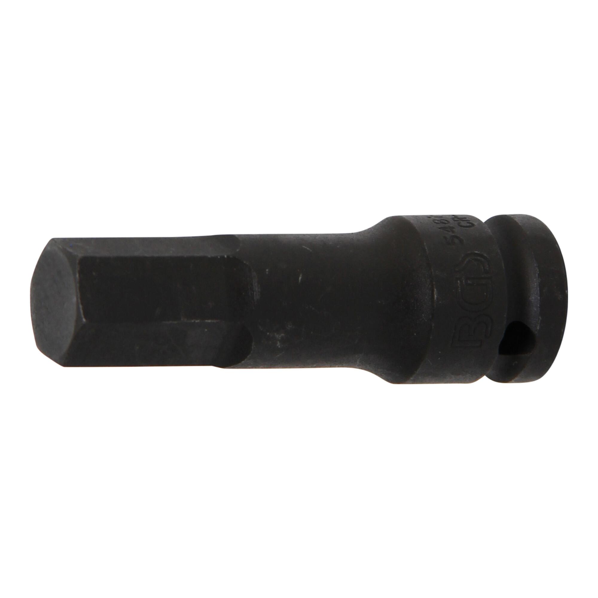 BGS Kraft-Bit-Einsatz 5481-M17, Antrieb Innenvierkant 12,5 mm (1/2"), Innensechskant 17 mm ; BGS technic)