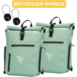 2x EVO Fahrradtaschen + 2x Schlösser - Bundle,EVO Bundles