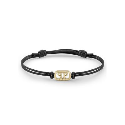 Armkette PHILIPP PLEIN "Lettering", 0293, schwarz, lightgold, Armbänder, Damen, Armkette