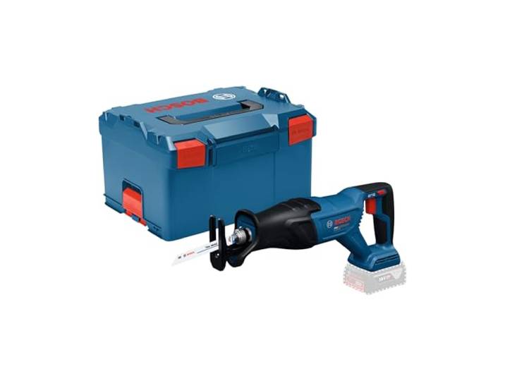 Bosch PRO Scie sabre sans fil GSA18V-280 La scie sabre ergonomique pour des coupes rapides et nettes GSA18V-280 solo L-Boxx Scies sabres