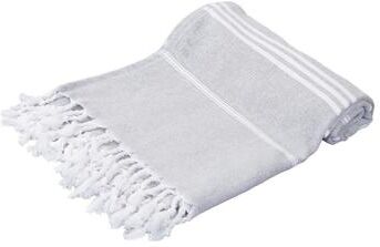 Porch & Den Independence Striped Cotton Fringed Oversized Beach Towel