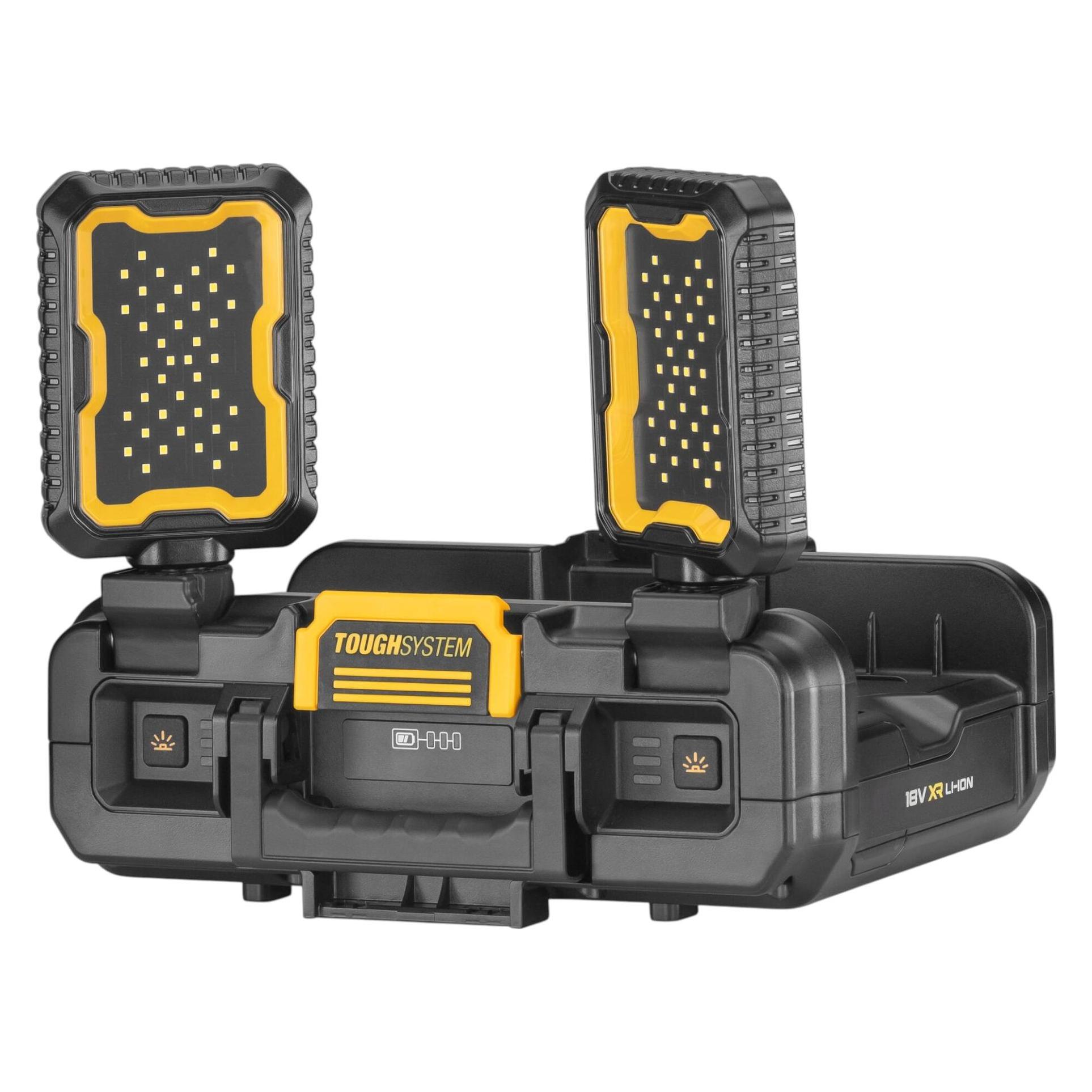 DeWalt DWST08061-1 Werkzeugbox mit integrierten Leuchten 395 x 352 x 255 mm ToughSystem 2.0 + 1x (2 Teile) (65167687)