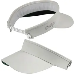 Daily Golf Marina Damen Visor mit Spiralband hellgrau