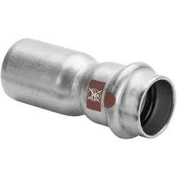 Viega, Rohrverbindungstechnik, Reduzierstück Temponox m SC Einsteckende Pressanschluss 54x42mm