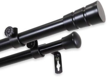 InStyleDesign Leo Adjustable Double Curtain Rod
