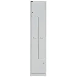 Garderobenschrank LIGHT | Z-Garderobenschrank, Breite 400 mm - 245 lichtgrau