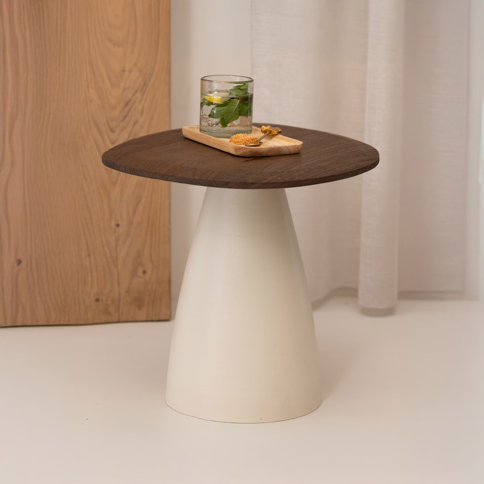 Livingfurn Salontafel Brix Marron Mango 50 cm