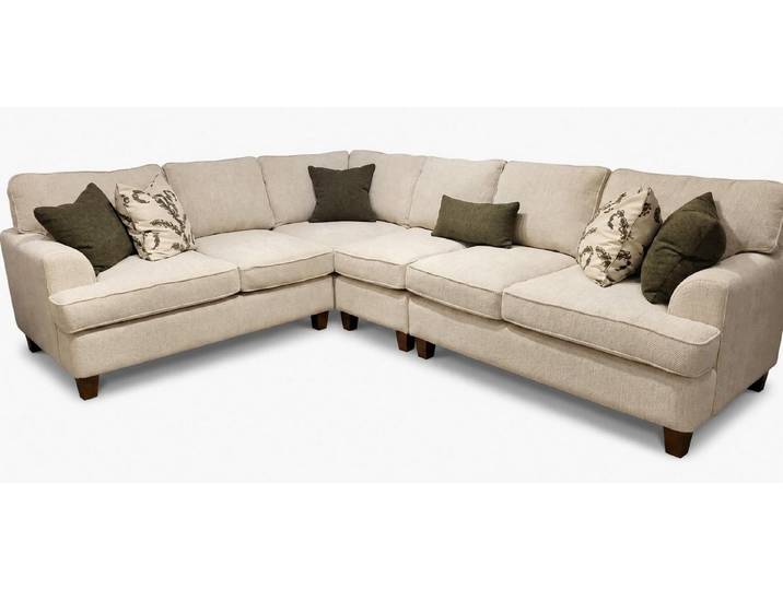 JVmoebel Ecksofa Beiges Ecksofa L-Form Wohnzimmer Bequem Weich Modern Hochwertig Groß, 1 Teile, Bequem und weich