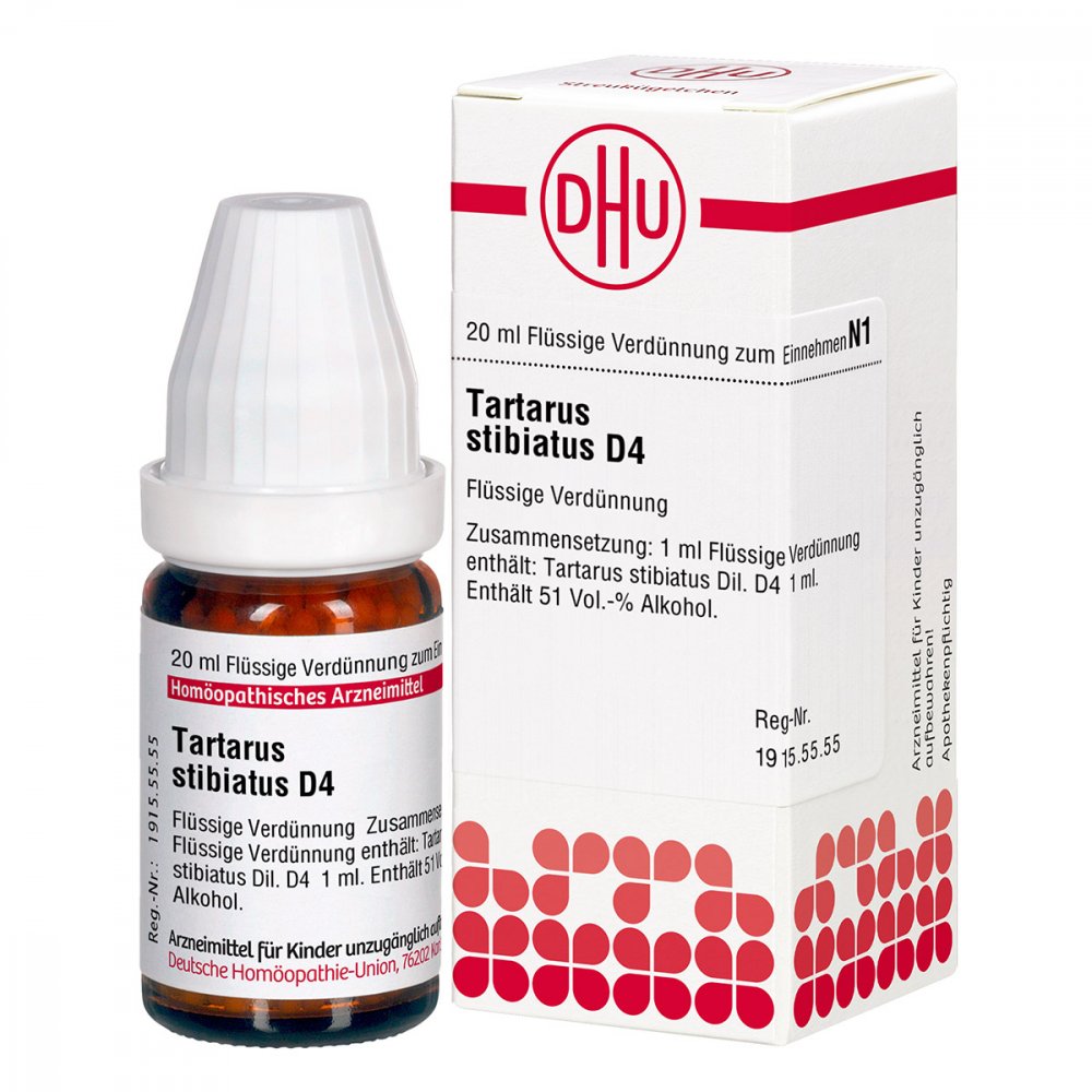 DHU-Arzneimittel GmbH & Co. KG Tartarus Stibiatus D4 Dilution 02815166