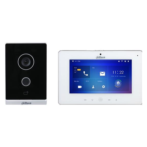 Dahua IP video kaputelefon szett - KTW01 (Wi-Fi / VTO2211G-WP + VTH5221DW-S2) (Kabelgebunden, Kabellos) (BIZDAHKTW01)