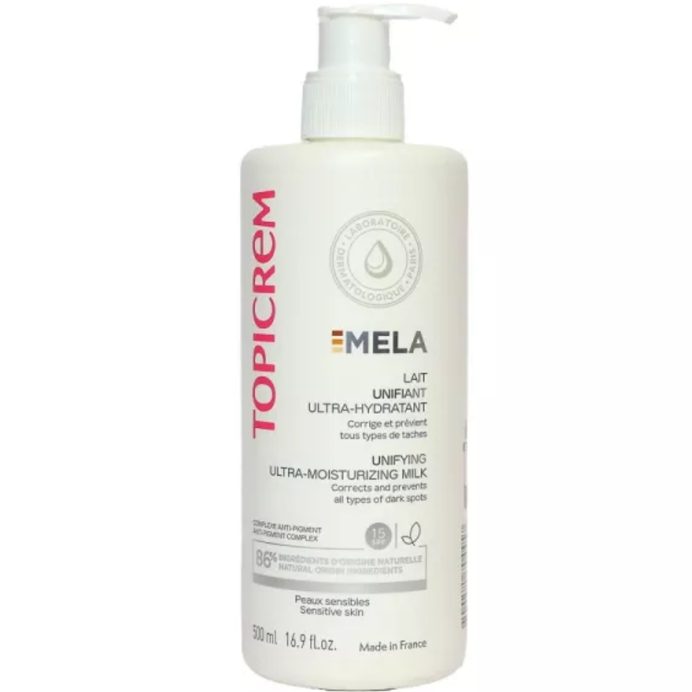 Topicrem Mela Unifying Ultra-Moisturising Milk Anti-Dark Spots 500g