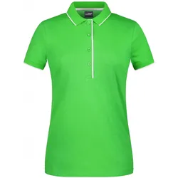 Damen Baumwoll Poloshirt "JN727" - M - frog/white