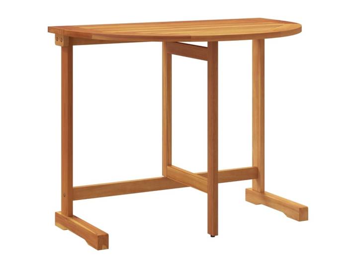 vidaXL Table de balcon pliante 90x60x72 cm bois massif acacia