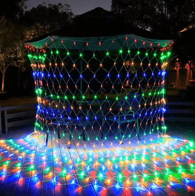 Inspire Curations LED Christmas Net Lights For Garden Wedding And Holiday Decor changeable 1.5mx1.5m eu Plug