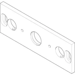 Dornbracht Halter JUST Wandbefestigu 09172019590 roh
