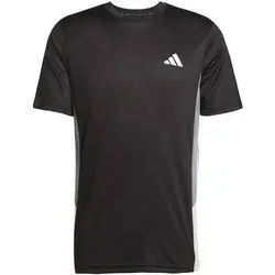 ADIDAS Herren Shirt Train Essentials Seasonal Colorblock, Größe S in Schwarz Schwarz